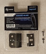 Pro-Mate Andis Outliner II Square Black Blades #04521 Fits GTO, GT  w/Free Screw picture