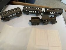 Antique Cast Iron Train Early 1900's~Overall Length 18