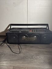 Vintage HITACHI 3D80 Boombox TRK-3D80H 3D Super Woofer Twin Drive Speaker picture