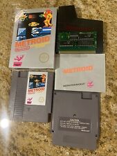 Metroid 5 Screw CIB NES Complete RARE Early Print Silver Box Authentic Tested picture