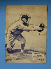 1934 Batter-Up #4 Dick Bartell Phillies HOF Shortstop 1934-36 Blue Tint picture
