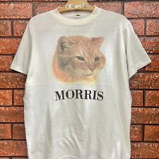 Vintage 80s Morris The Cat Legendary Advertisement Cat Photo Print T Shirt / Ani picture