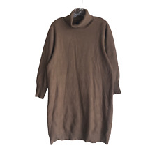 Torrid Women's Turtle Neck Sweater Dress Plus 2X Brown Long Sleeve Knee Length picture