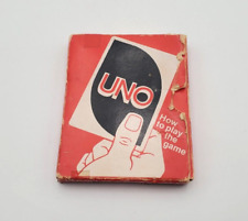 Vintage 1971 1973 Original UNO Card Game International Games- Used 108 Cards. picture