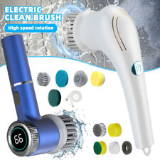 2024 5 Heads Electric Handheld Cordless Rechargeable Spinning Power Scrubber US picture