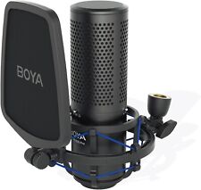 BOYA XLR Large Diaphragm Studio Condenser Microphone 48V Phantom BY-M1000 Pro picture