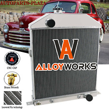 4 Rows Aluminum Radiator For 1946-1948 Ford Engines Coupe w/Chevy AT V8 USA picture