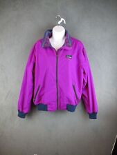 Vintage LL Bean Jacket Women Large Purple Fleece Lined Three Seasons Y2K 90s USA picture
