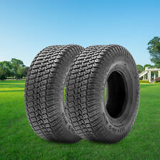 Set 2 11x4.00-5 Lawn Mower Tires Tubeless 4Ply 11x4x5 Garden Tractor Heavy Duty picture