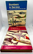 Set Of 2 Military Aircraft Books Bombers & Fighters In Service Encyclopedia picture