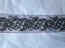 Stunning Antique Handmade CHANTILLY LACE Insertion 200cm by 9.5cm picture