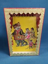 Vintage Shackman Mystery Motion Theater Box Cats & Mice Sand Action picture
