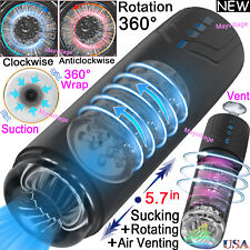 Male Masturbaters Automatic HandsFree Rotating Cup Thrusting Stroker Men Sex Toy picture