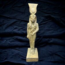 Rare Ancient Egyptian Antique Queen Hathor of Protector Pharaonic Antiques BC picture
