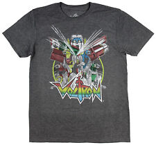 Voltron Men's Distressed Vintage Graphic Design T-Shirt (Large) picture