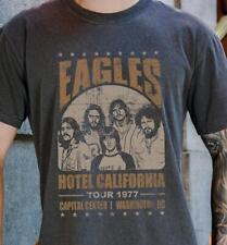 Eagles Hotel California T-Shirt Rock Band Vintage Black Comfort Shirts picture