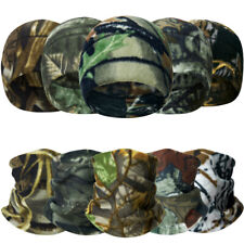 Winter Camo Tactical Military Fleece Warmer Windproof Skull Beanie/Scarf Mask US picture
