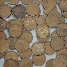 1927 (P) Lincoln Wheat Cent Roll 50 Circulated Pennies US Coins picture