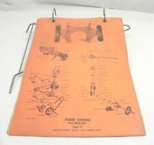 VINTAGE 1957-1961 DEALERSHIP TRAINGING DIAGRAM ON LINCOLN & MERCURY PRE-OWNED  picture