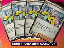 Pokemon Iono 185 Cosmos Foil 4x Stamped Premium Tournament Collection picture
