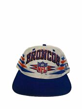 Vintage Logo Athletic Denver Broncos Diamond Cut SnapBack Hat picture