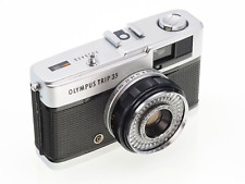[EXC-, WARRANTY] Olympus Trip 35 Silver-Button 35mm Film Camera, Fully Serviced picture