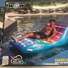 WOW Sports Soft Top Sunset Chaise Float Lounge NEW in sealed box picture