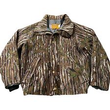 Vintage Cabela’s Camo Whitetail Clothing Wool Jacket Made in USA Sz M Tree bark picture