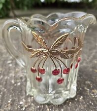 Vintage Mosser Cherry Glass Creamer picture