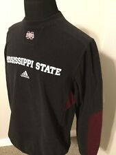 Adidas Mississippi State Embroidered Pullover Fleece Sweater Men’s Size M NWOT picture