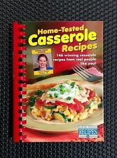 Vtg CASSEROLE RECIPES Cookbook Spiral Bound  HOME TESTED Home Cooking picture