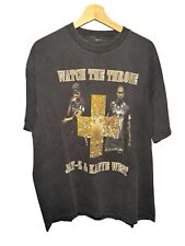 Vintage 2011 Watch The Throne Tour Concert T-Shirt Jay-Z Kanye West  XL  Rare picture