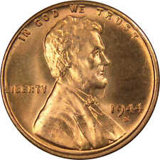 1944 S Lincoln Wheat Cent BU Uncirculated Mint State Bronze Penny 1c Coin picture