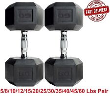CAP Barbell Rubber-Coated Hex Dumbbells, Set of 2 picture