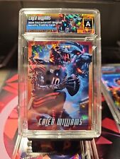Caleb Williams Gold Cracked Ice  Custom Card Alien #1 Draft Pick picture