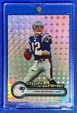 TOM BRADY TOPPS SILVER HOLO REFRACTOR EARLY YEAR PATRIOTS SUPER BOWL MVP - MINT picture