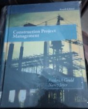 Construction Project Management 4th edition by Frederick Gould, Nancy Joyce (HC) picture