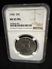 1948-D Franklin Half Dollar 50C MS 65 FBL Full Bell Lines NGC picture