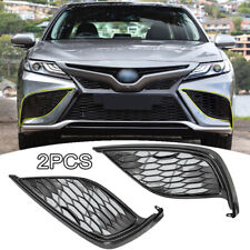 Fit 2021 2022 Toyota Camry SE XSE Front Bumper Fog Lights Lamps Cover LH RH picture