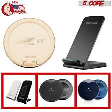5 Core 10W-15W Wireless Charger Fast Charging Pad Dock For IPhone Samsung LOT picture
