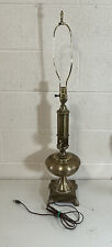 Vintage-Inspired Brass Table Lamp with Clawfoot Base picture