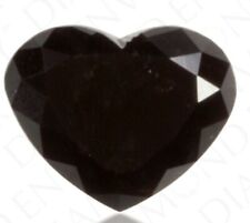 1 pcs 3.00Cts Heart Cut Black Diamond, Natural Black Loose Diamond For Jewellery picture