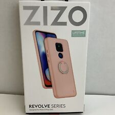 zizo Revolve series cell phone case for Moto G Play 2021 peachish color 360*ring picture