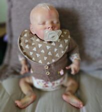 Authentic Twin A By Bonnie Brown Reborn Baby Doll With Combi Hair & Belly Plate picture