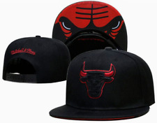 Chicago Bulls Snapback Hat Adjustable Fit Cap Black Red Free Fast Ship picture