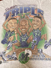 NEW ARRIVAL NBA Dallas Mavericks Triple J Jason Kidd Vintage Tee T Shirt picture