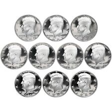 1980-1989 S Kennedy Half Dollar Gem Proof Run 10 Coin Set Clad US Mint picture
