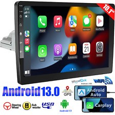 10.1'' Double 2 Din Android 13 Touch Screen Car Stereo Radio GPS WIFI BT Carplay picture