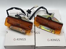 1966 CHEVELLE MALIBU Parking Light Lamp Assembly Amber Pair picture