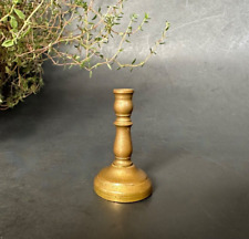 MINIATURE Brass Candlestick Holder VINTAGE Dollhouse Furniture Candle Holder picture